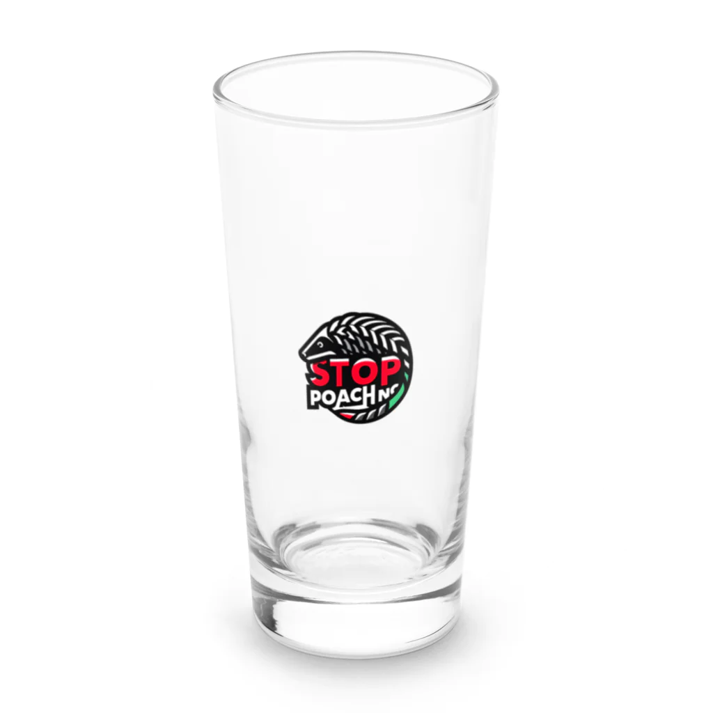 STOP POACHNGのSTOP POACHNG(original) Long Sized Water Glass :front