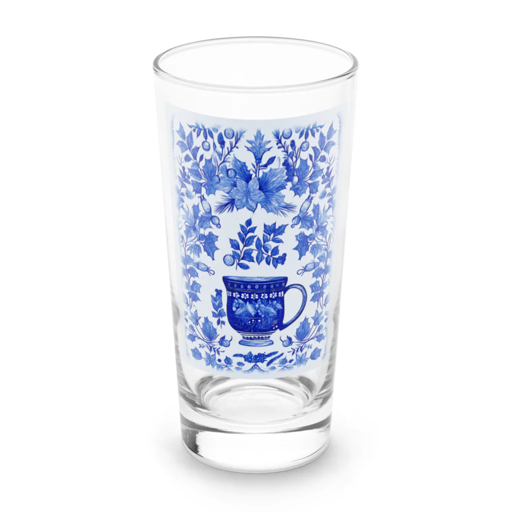 (っ◔◡◔)っ ♥ Le Petit Trésor ♥の花の詩カップ(The Flower Poetry Cup) Long Sized Water Glass :front