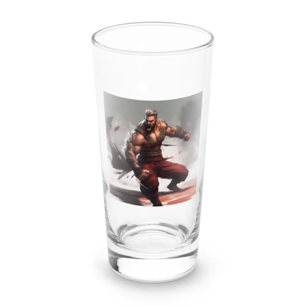 某アニメ風グッズのバトルブレイズ・バロックス Long Sized Water Glass :front