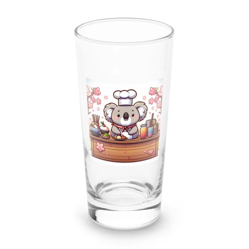 ひまやねんのコアラ Long Sized Water Glass :front