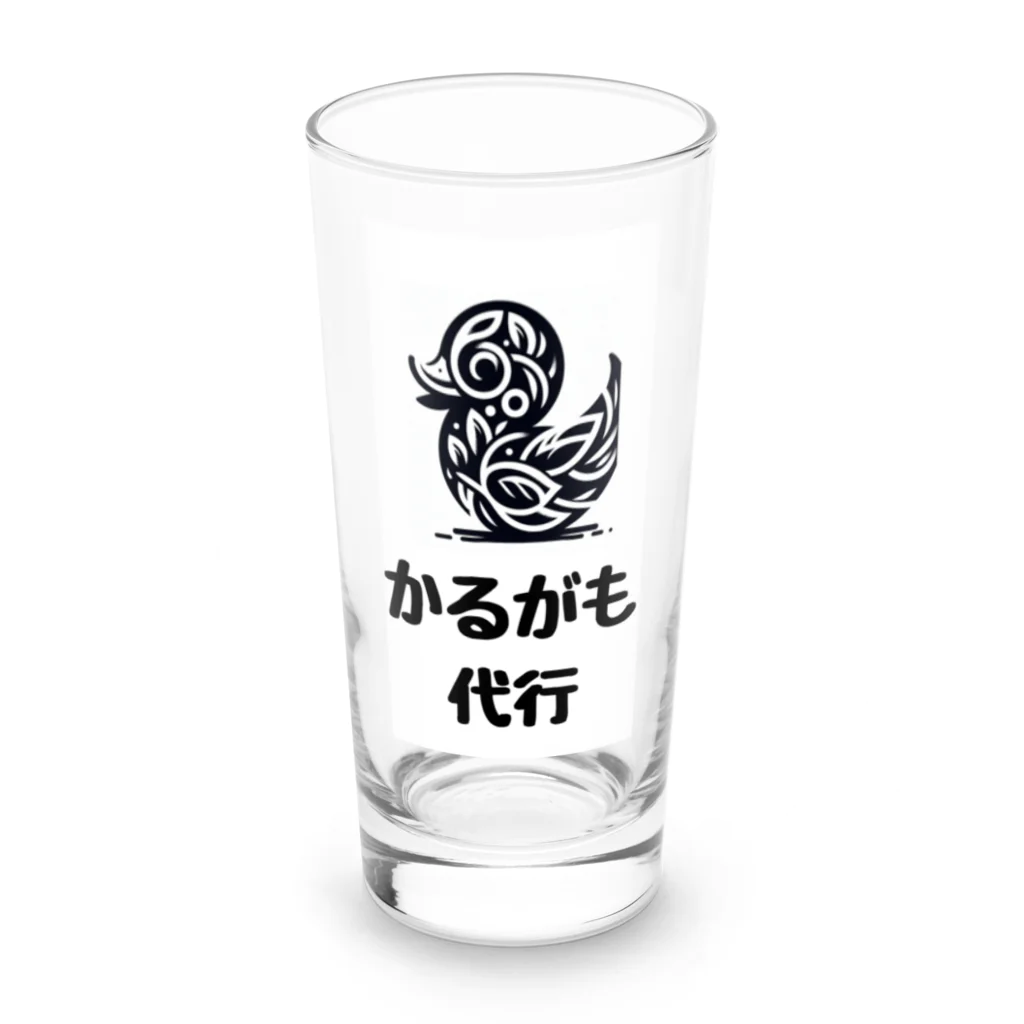 愛美のママのかるがも Long Sized Water Glass :front