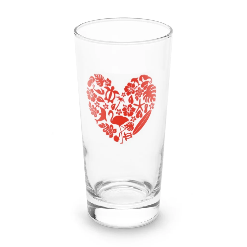 Angel  SmileのHawaiian Heart Long Sized Water Glass :front