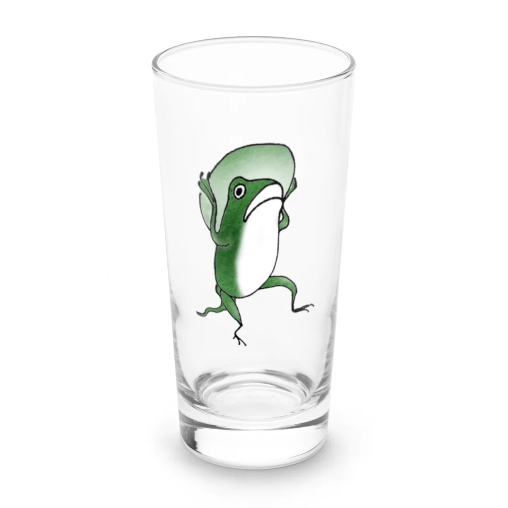 LaFioreの金魚づくし　カエルA　クリア Long Sized Water Glass :front