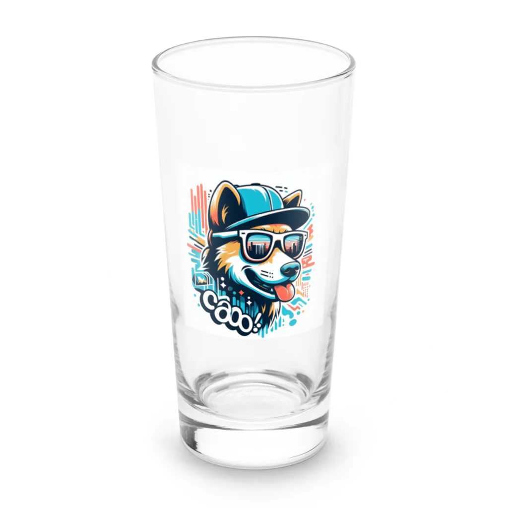 Design HarborのCool Dog Long Sized Water Glass :front