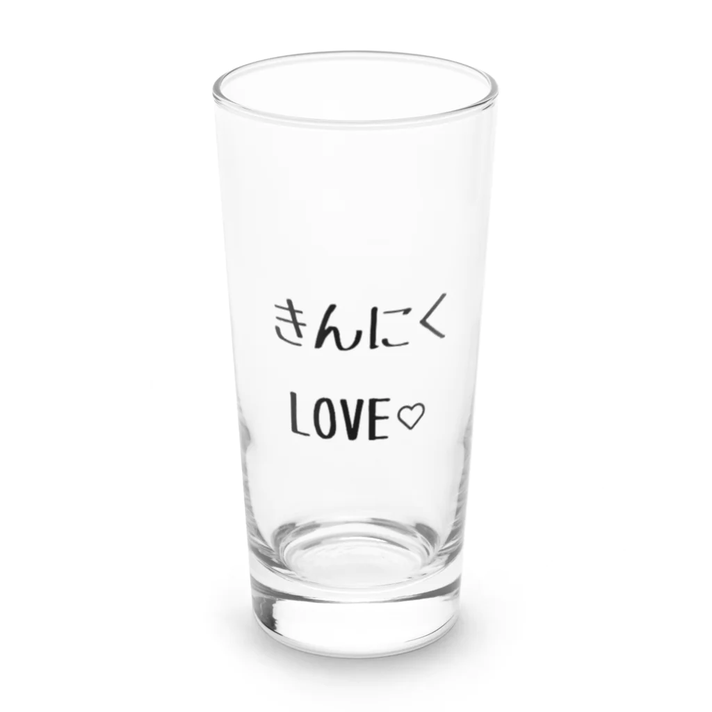 muscle_0419の筋肉LOVE Long Sized Water Glass :front