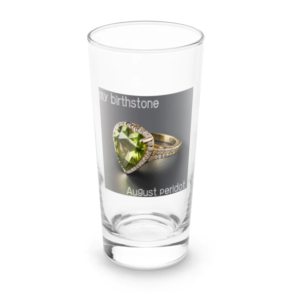 ゆうめい♏のBirthstone/heart-shaped ring/August Long Sized Water Glass :front