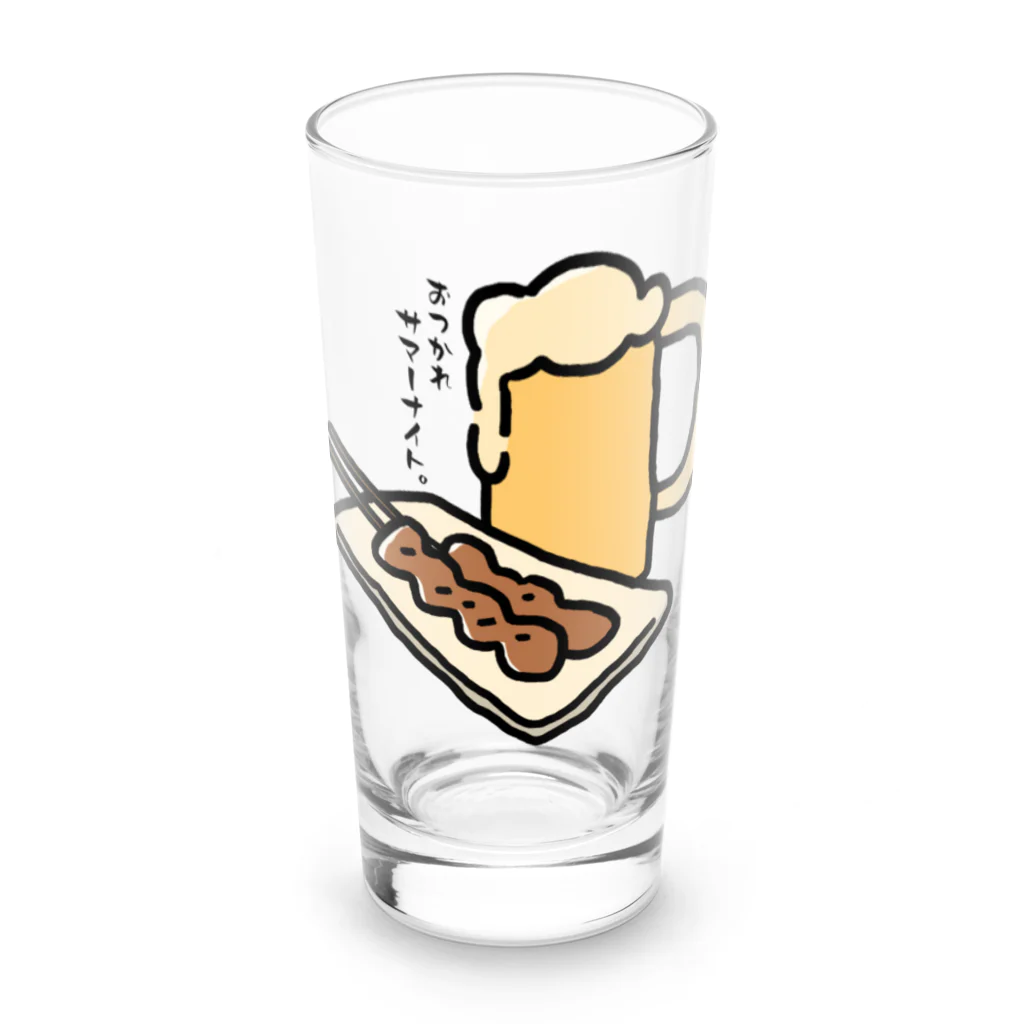 脂身通信Ｚのおつかれサマーナイト。_240223 Long Sized Water Glass :front