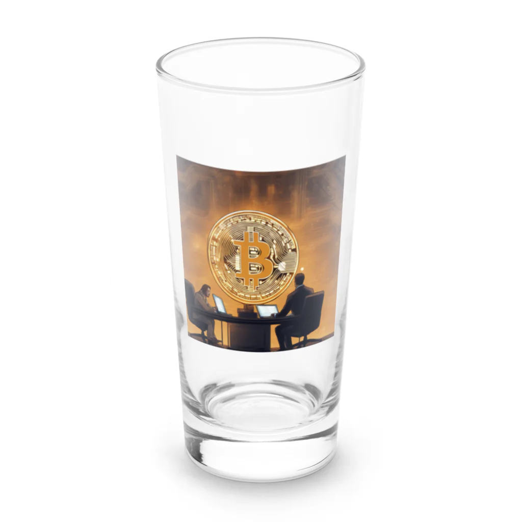 IsaRianのビットコイン会議 Long Sized Water Glass :front