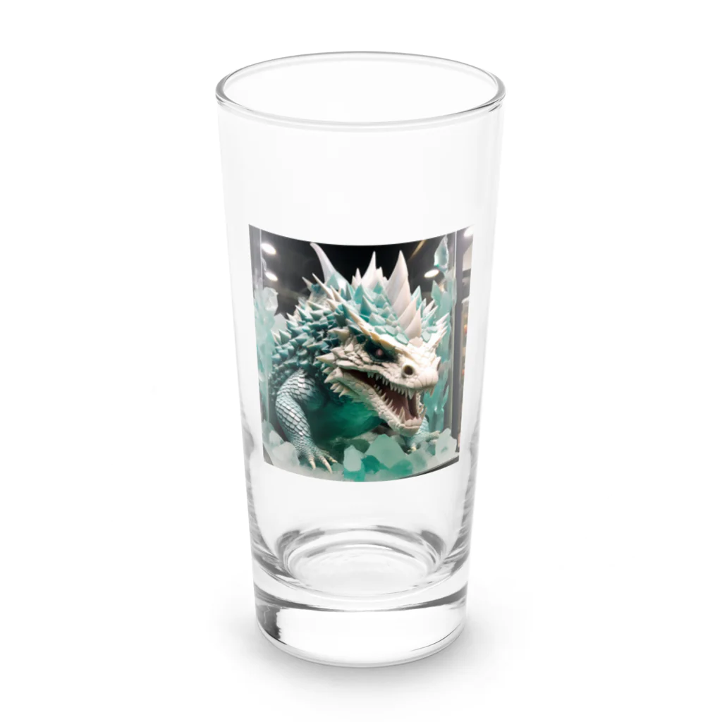 ZeroCreativeのクリスタルアイスバジリスク Long Sized Water Glass :front