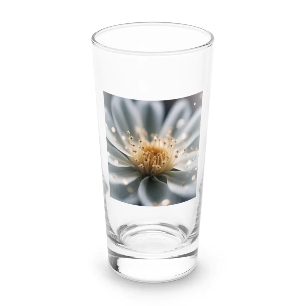 tyomesuke14の白い花 Long Sized Water Glass :front