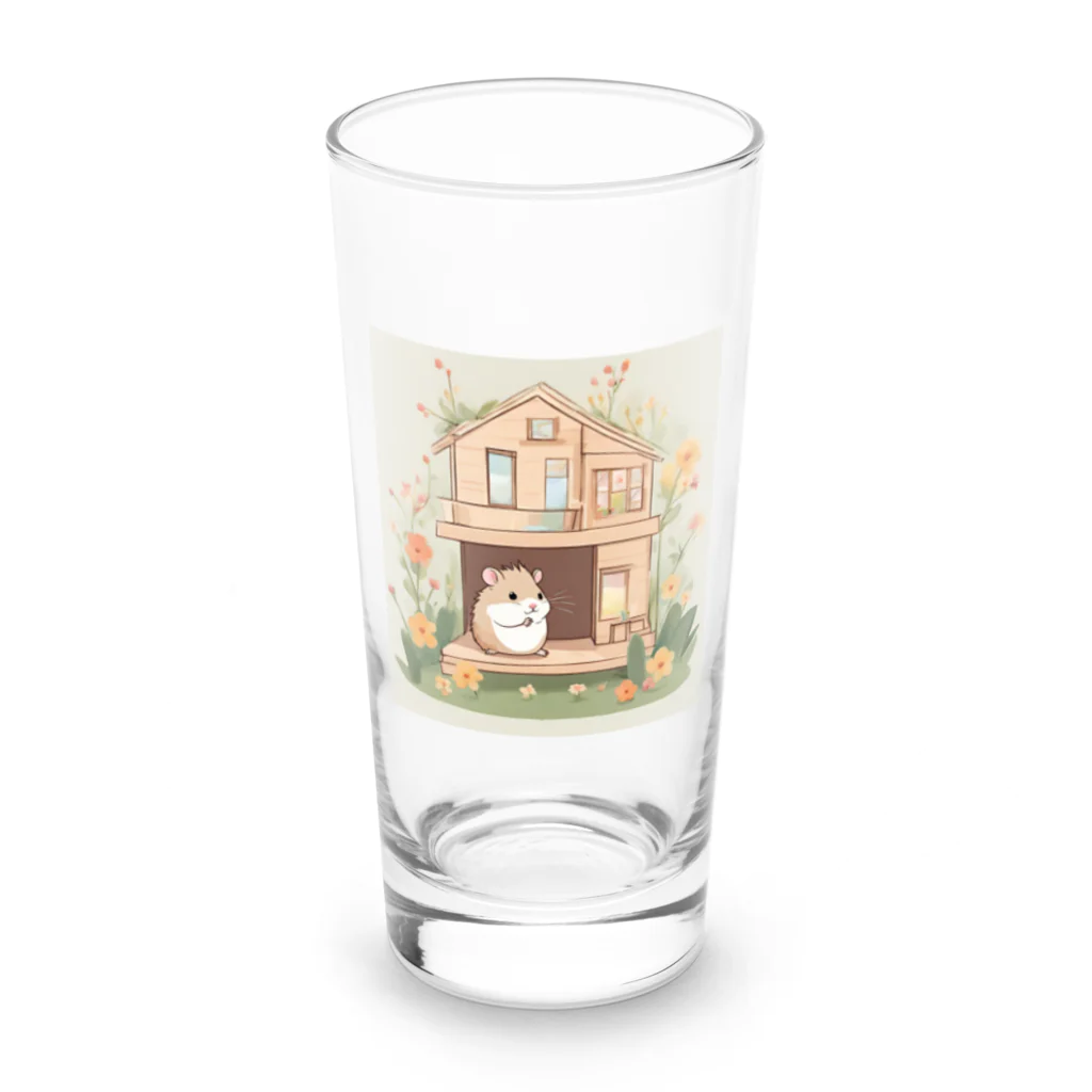 ☆KOKORAY☆のハムりんちゃん Long Sized Water Glass :front