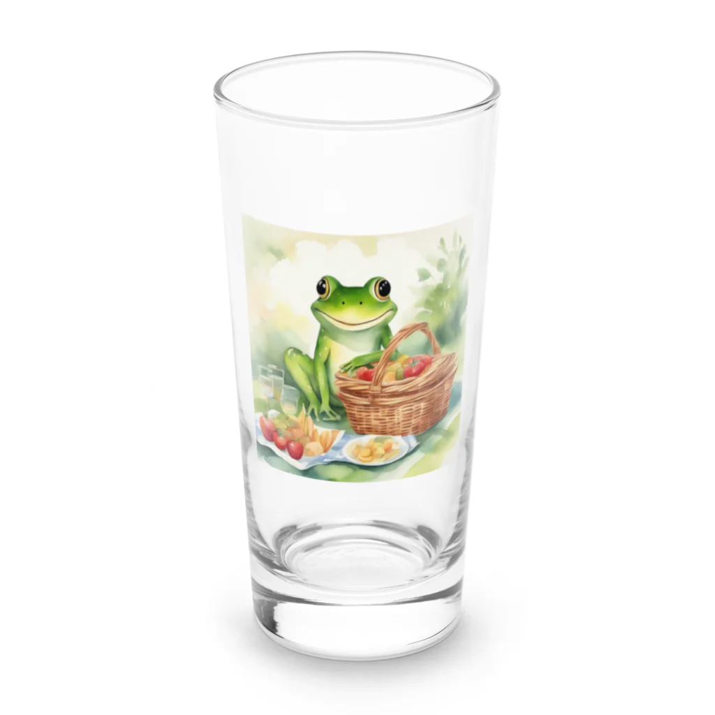 yuko_uのハピケロ〜ピクニック Long Sized Water Glass :front