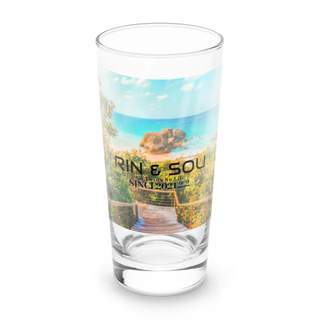 古服屋奈良のりんそうツインズ Long Sized Water Glass :front