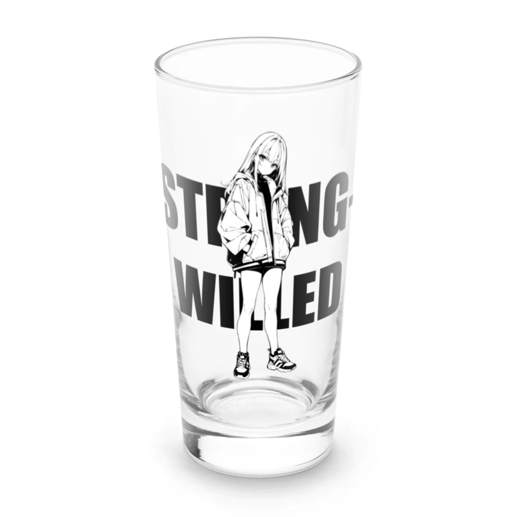 STRONG-WILLEDのSTRONG-WILLED_01GIRL Long Sized Water Glass :front