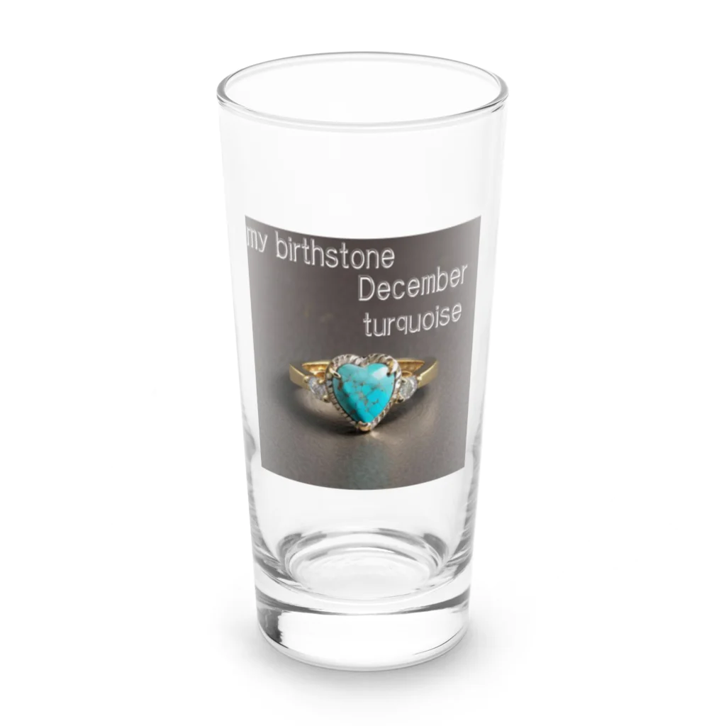 ゆうめい♏のBirthstone/heart-shaped ring/December Long Sized Water Glass :front