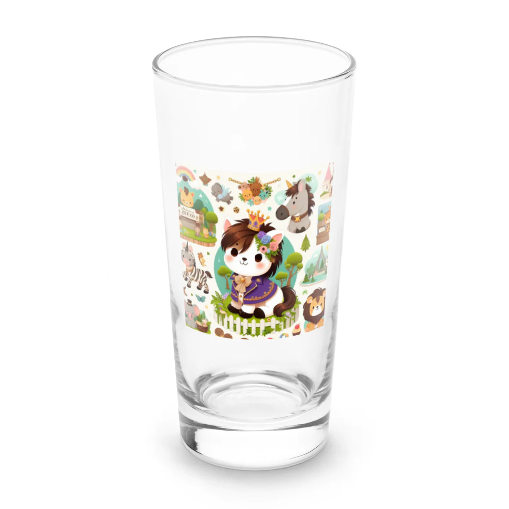 deepspeedkazumannのゆかいなZOO Long Sized Water Glass :front