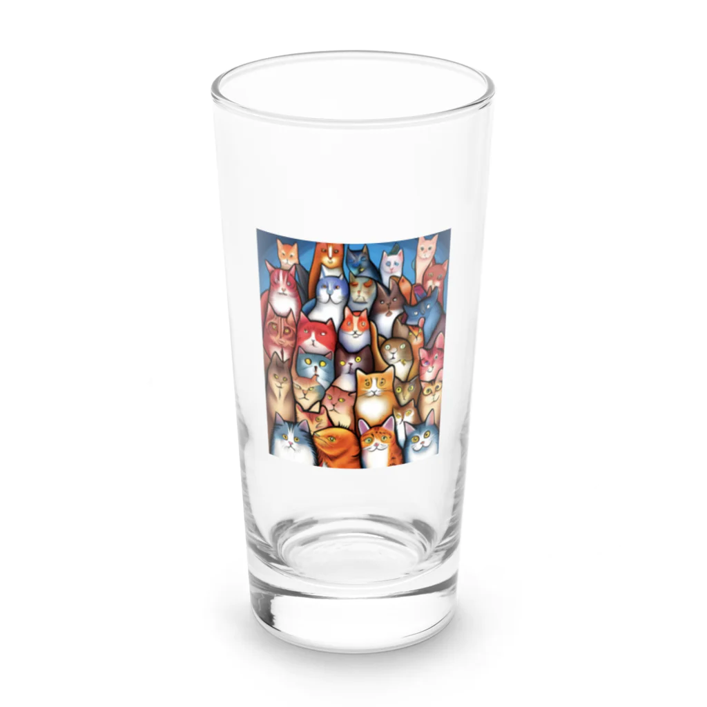 PAC (ポップアートキャット）のPAC (ポップアートキャット) Long Sized Water Glass :front