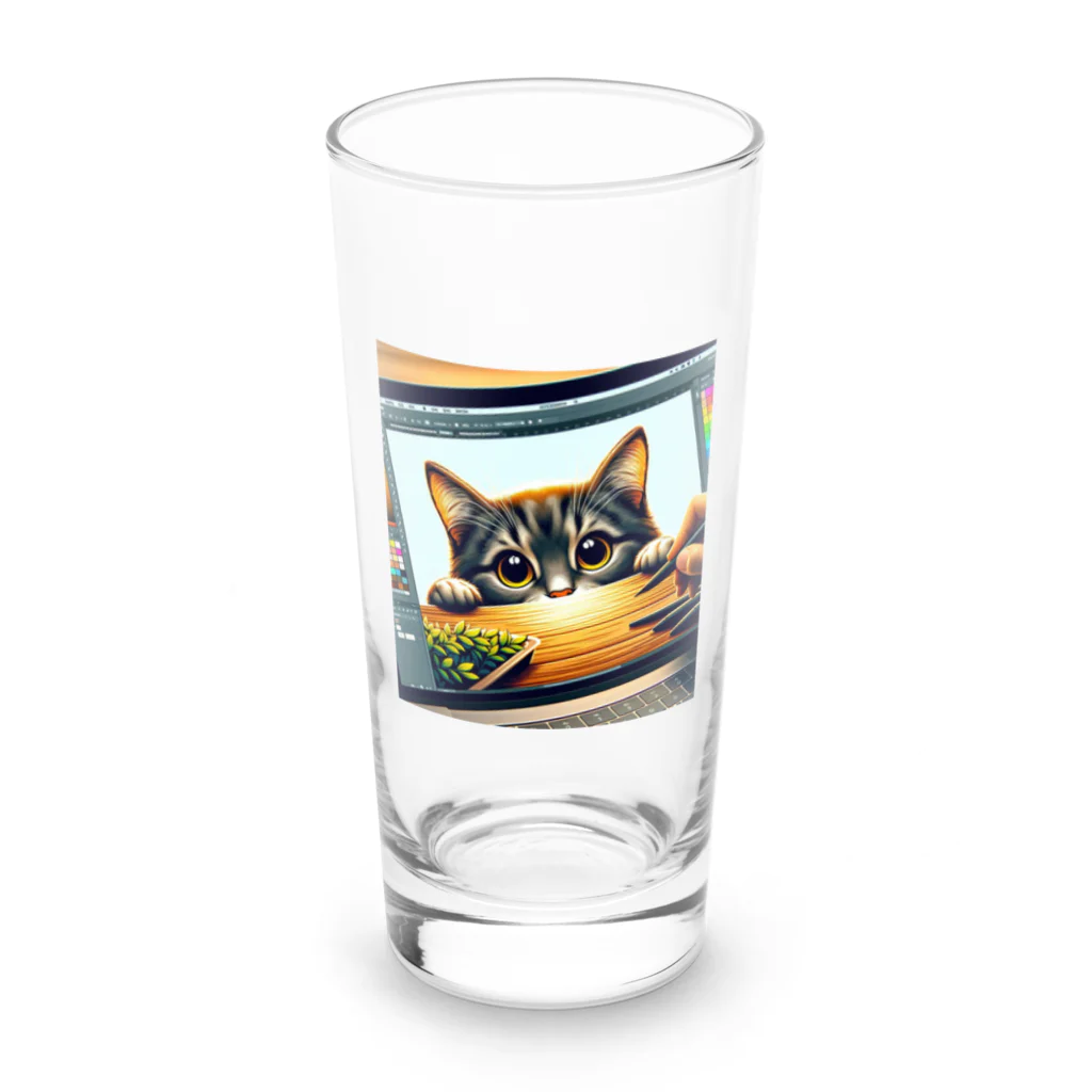 katohkouchiの隠れんぼ達人 Long Sized Water Glass :front