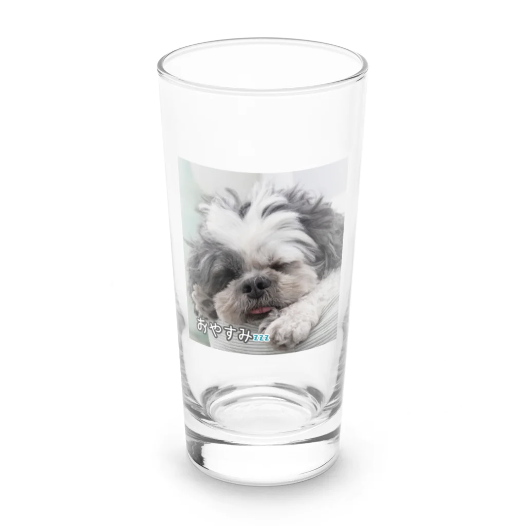 miyata20のいねむりワンちゃん Long Sized Water Glass :front