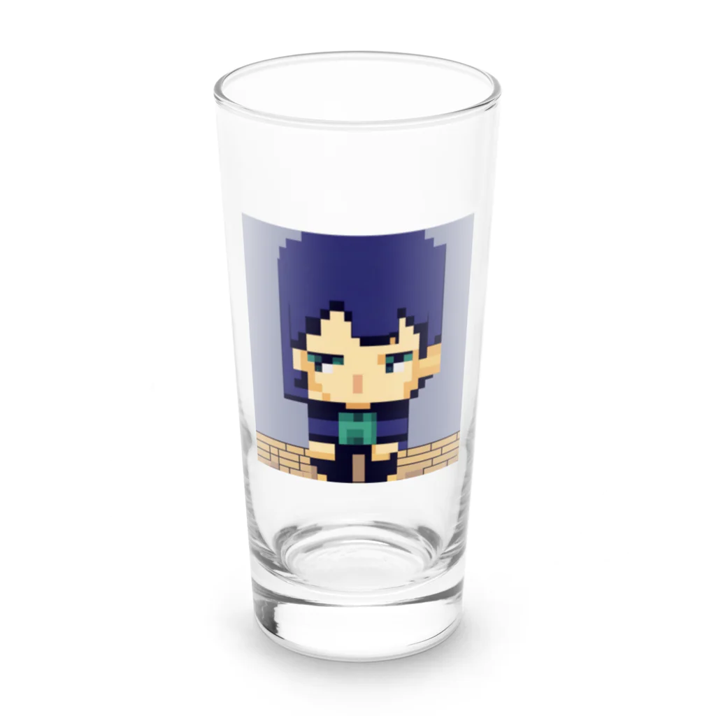 kazu-123413のAIの感情表現(悲しみ) Long Sized Water Glass :front