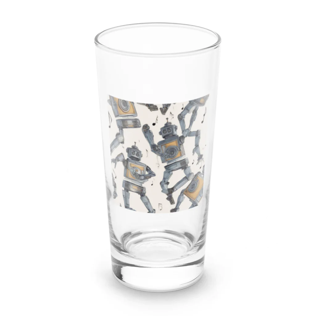 d-design-labのdancing robots Long Sized Water Glass :front