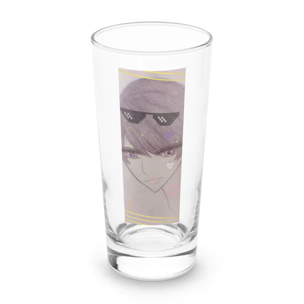 りゅ姫愛 Ｌｙｕｋｉａ🖤*･°のえむにちん♡ Long Sized Water Glass :front