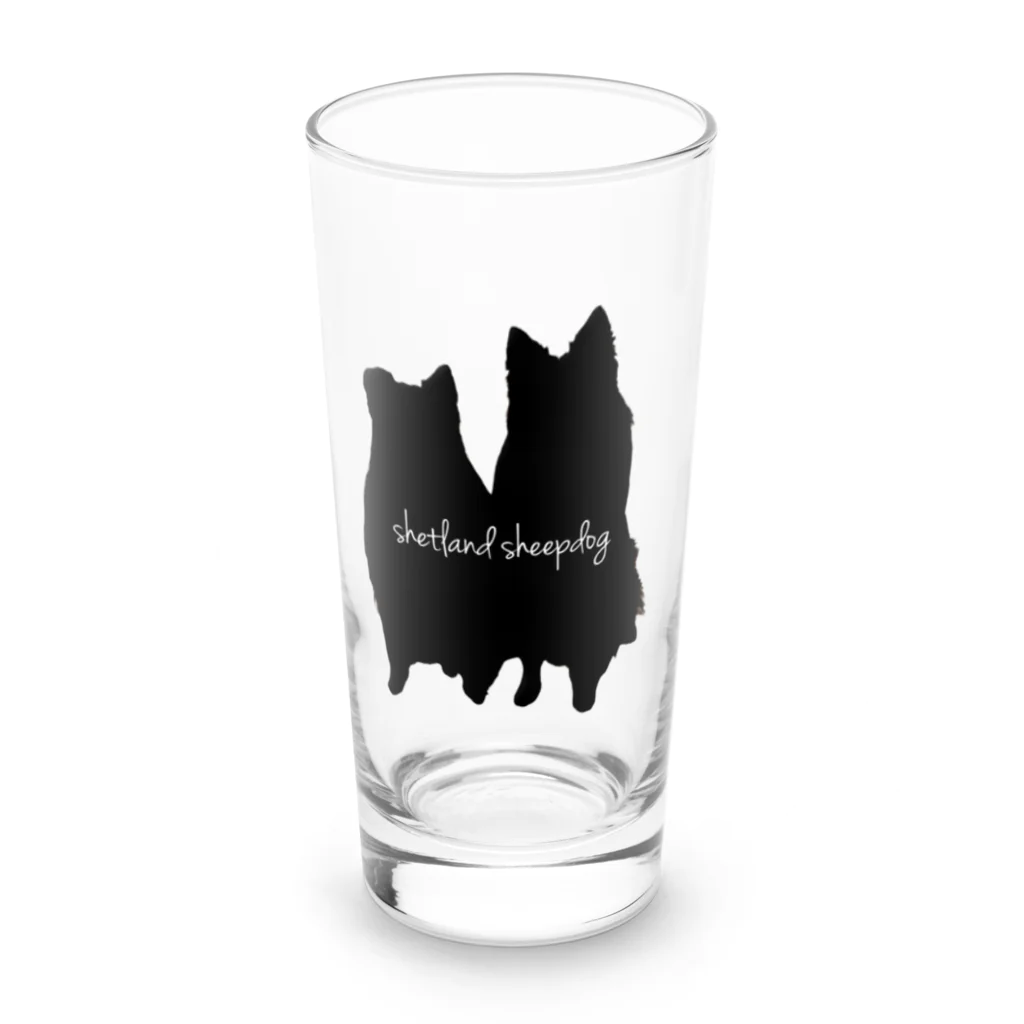 a_c0111のシェルティグッズ Long Sized Water Glass :front