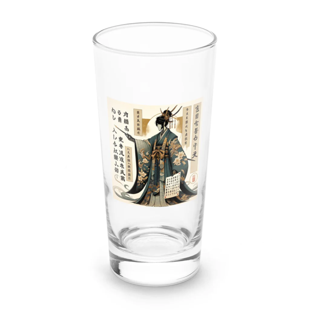 amijakoの国語の先生：学校シリーズ Long Sized Water Glass :front