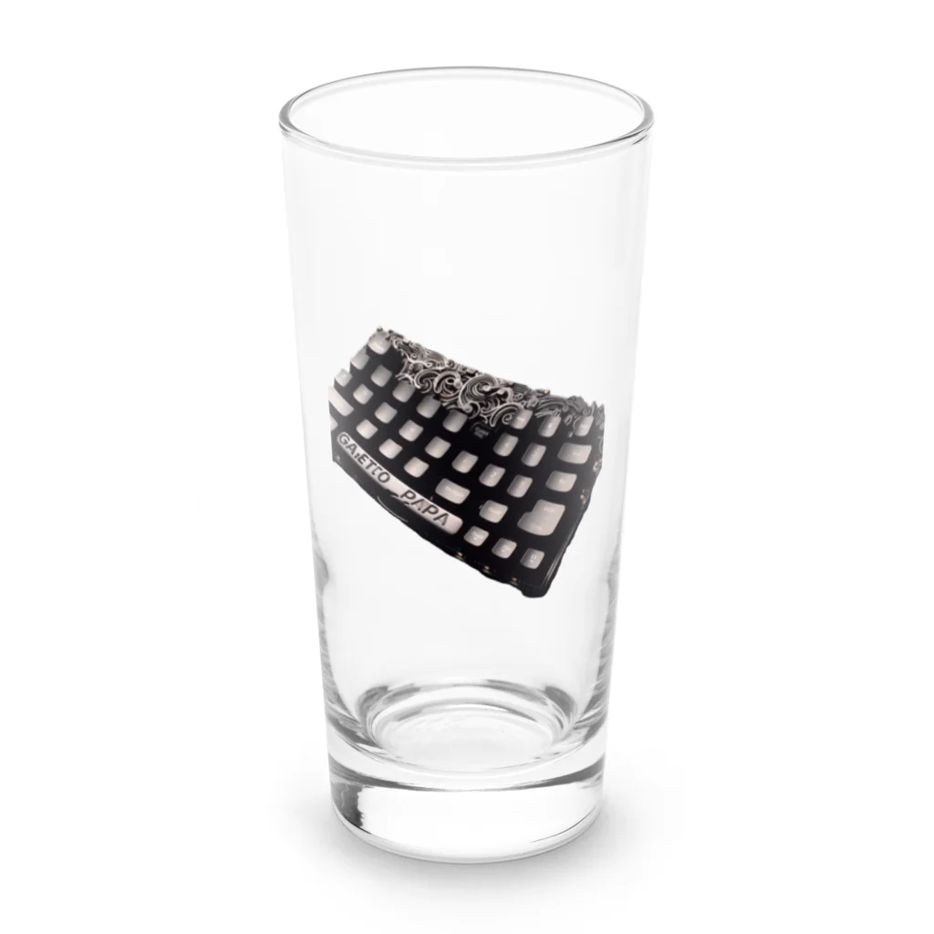 gajetto_papaのgajetto_papaキーボード Long Sized Water Glass :front