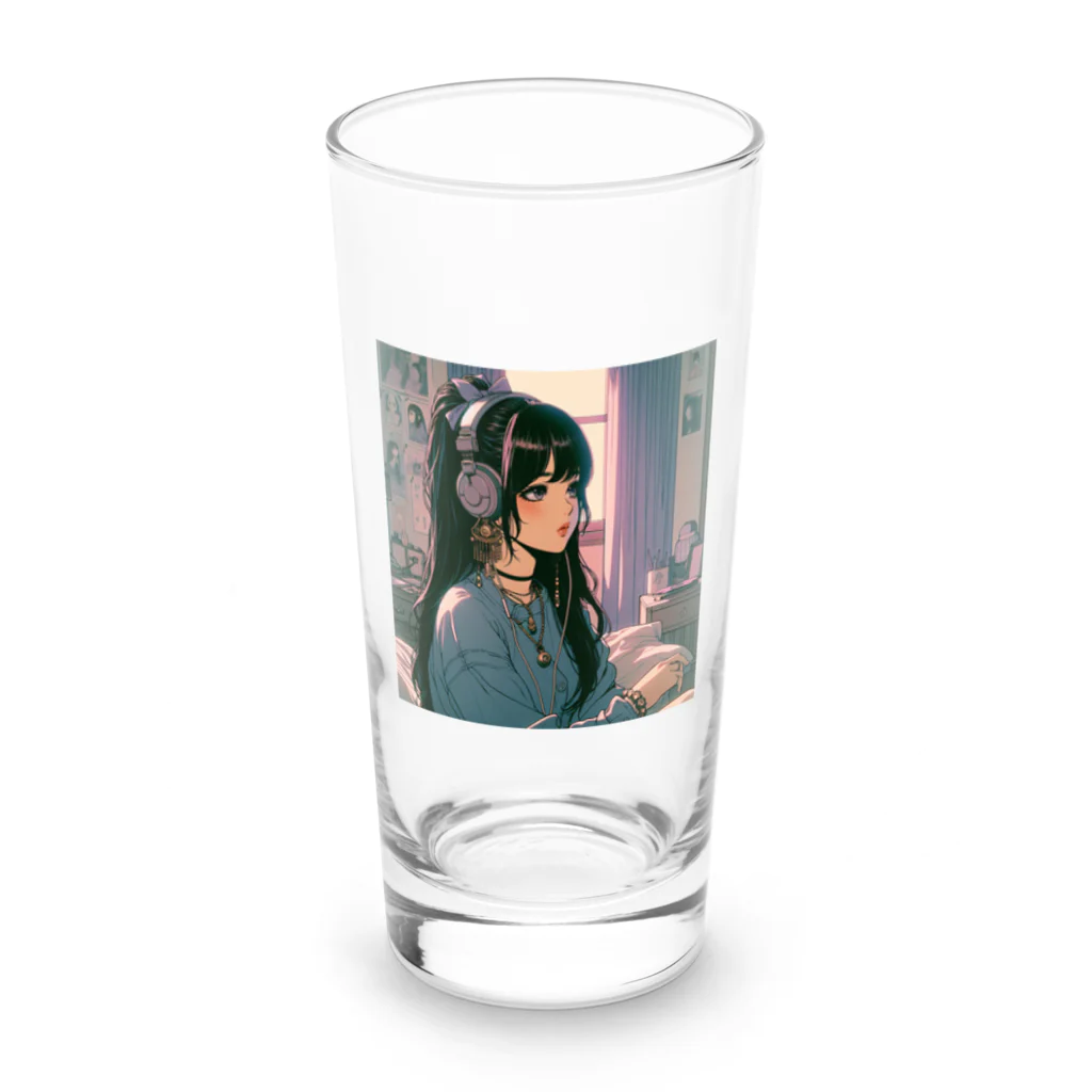 歌を聴く乙女の歌を聴く乙女　-ran- Long Sized Water Glass :front