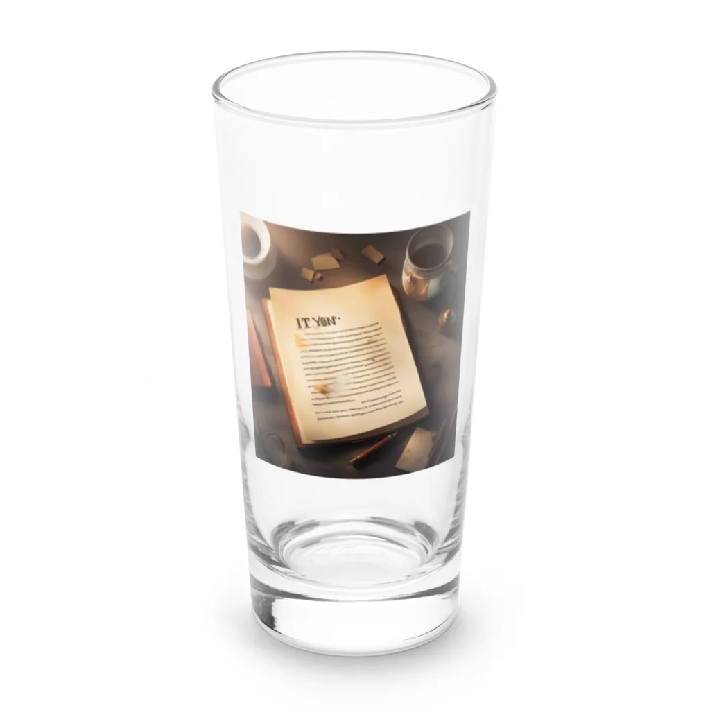 renesisのIt means that your future hasn't been written yet. Long Sized Water Glass :front