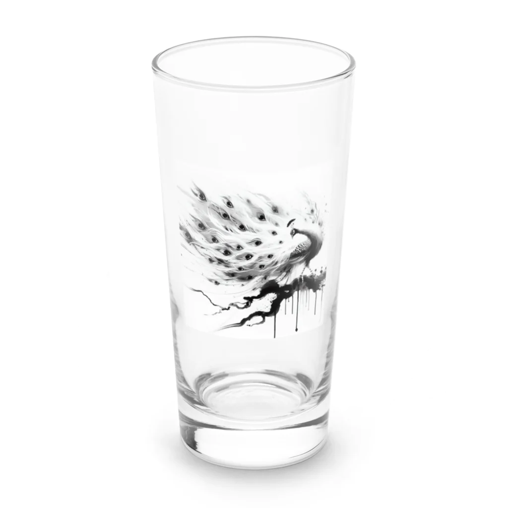 pimo244の孔雀ジャック Long Sized Water Glass :front