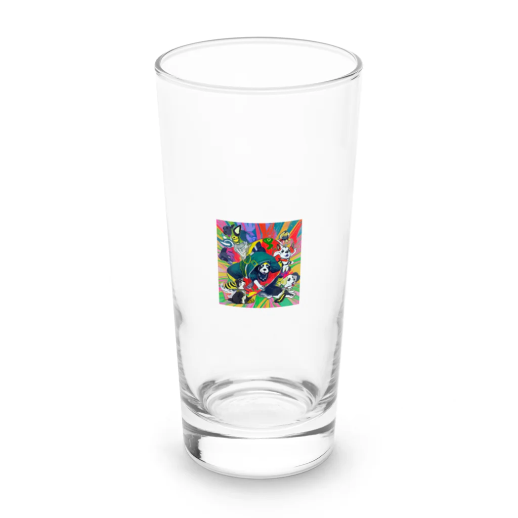 FoL_andのdogまん Long Sized Water Glass :front