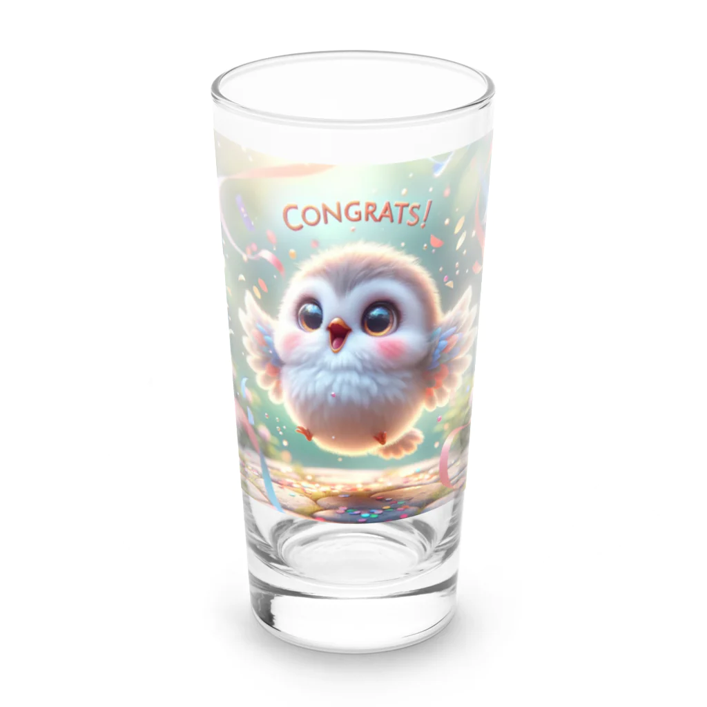 mimikkyu322のCngrats　Bird Long Sized Water Glass :front