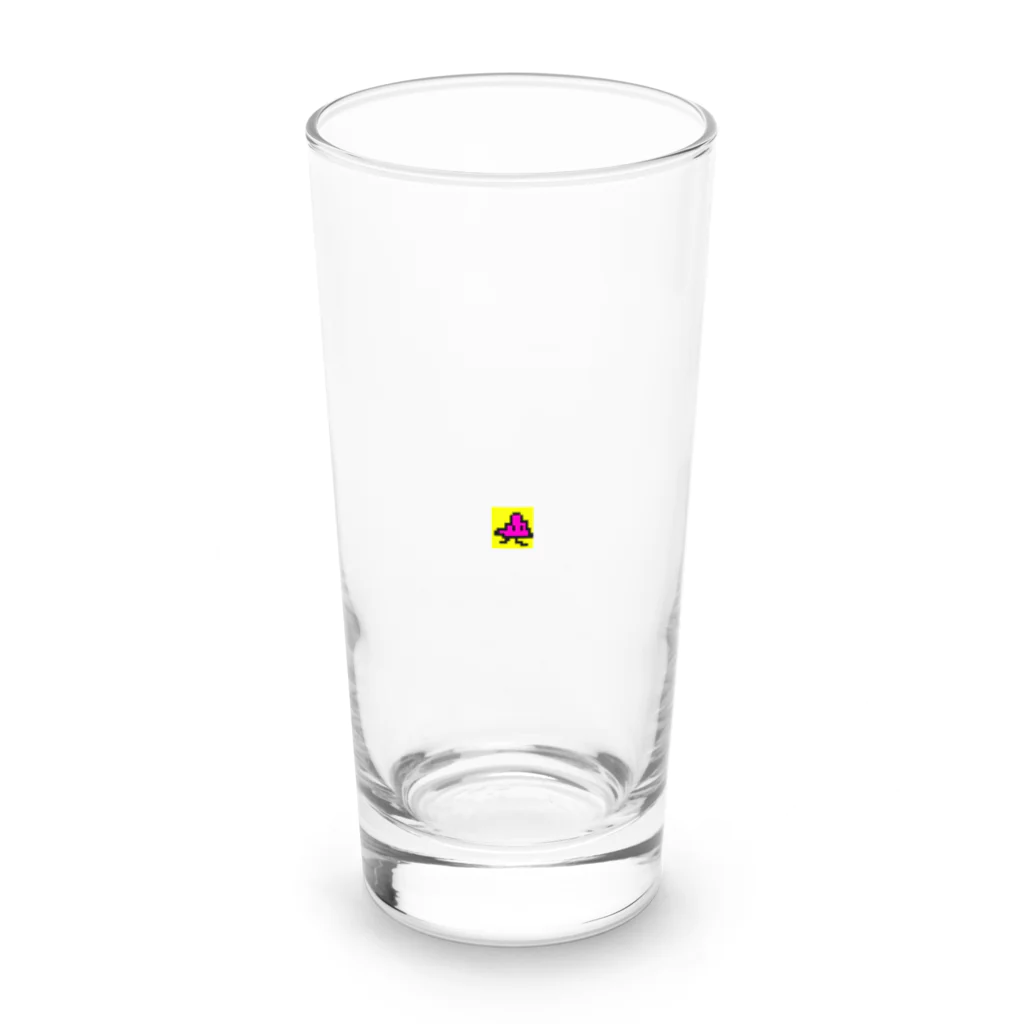 ChillTamasanのピンクの侵略者 Long Sized Water Glass :front