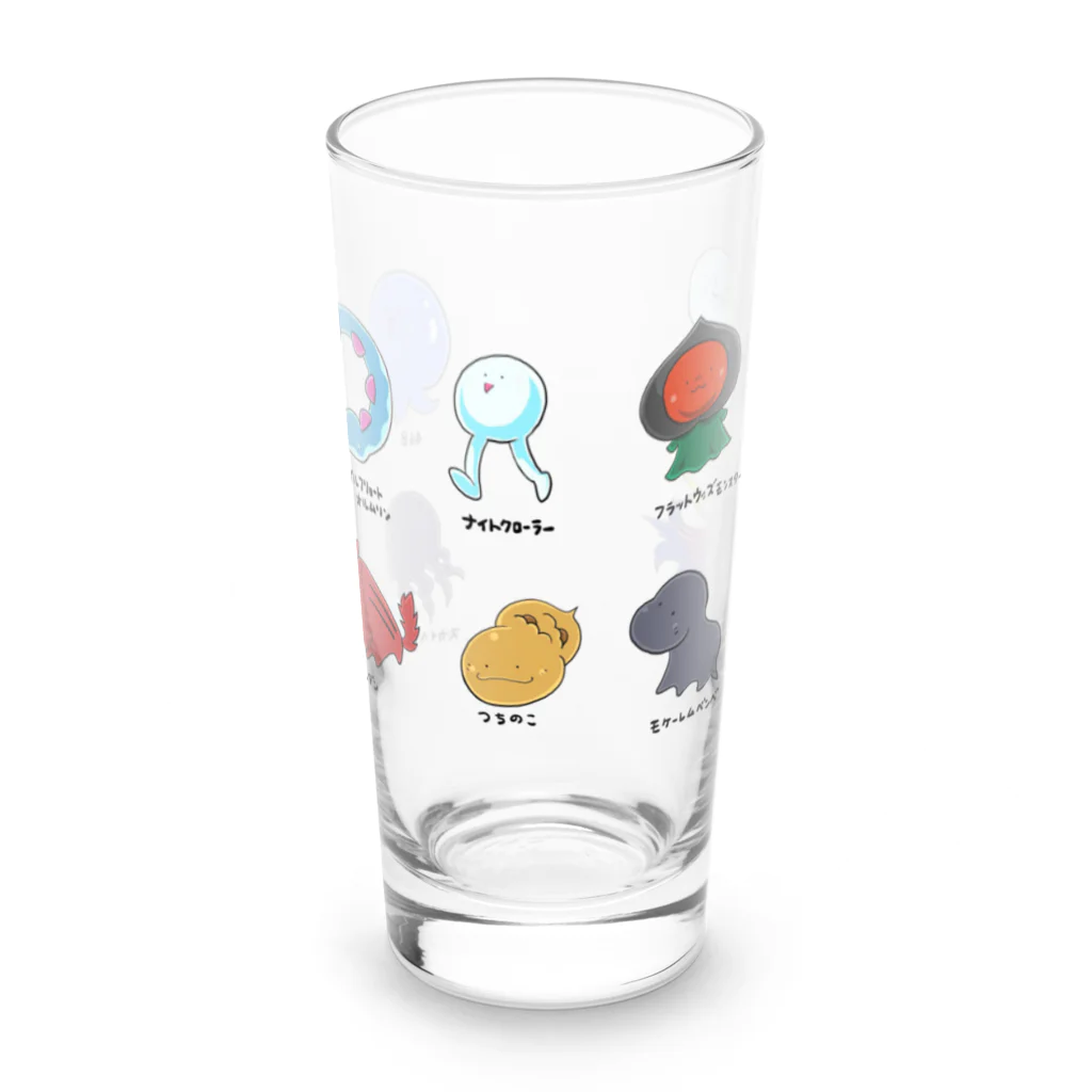 もふもふ堂の未確認生物 Long Sized Water Glass :front