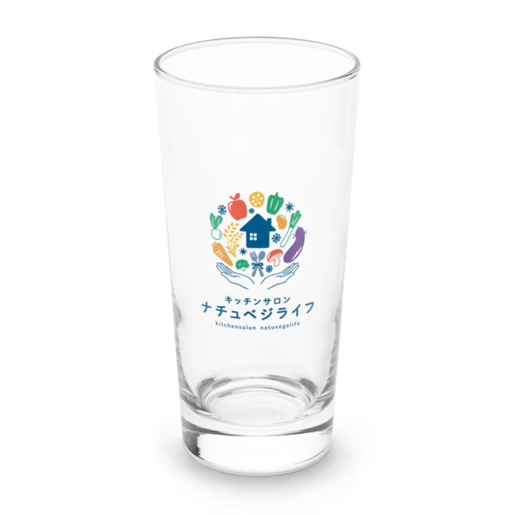 natuvegelife キッチンサロンナチュベジライフのナチュベジライフ　オリジナルグッズ Long Sized Water Glass :front