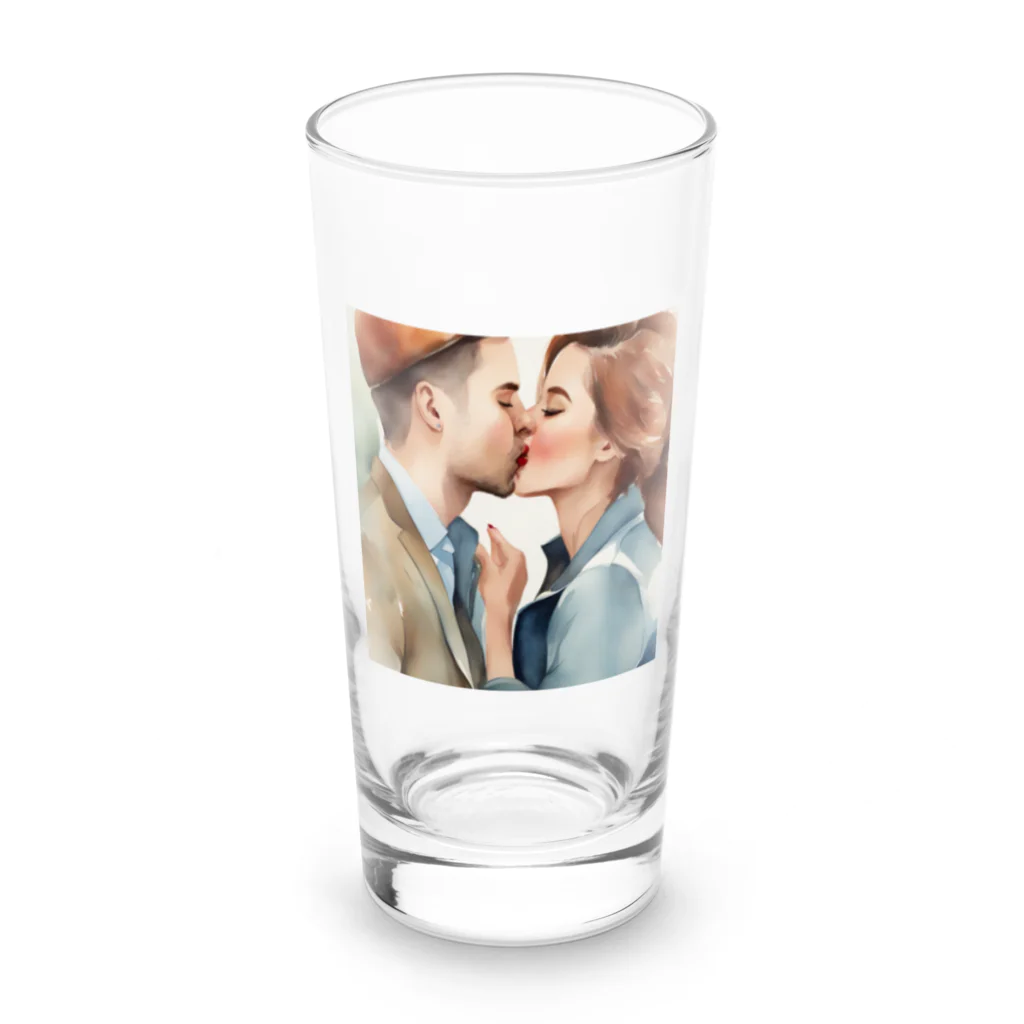 メアリーの「恋人のキス」 Long Sized Water Glass :front