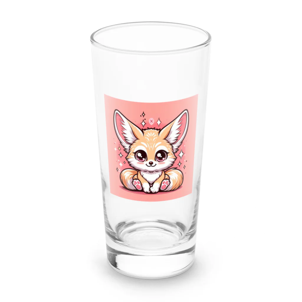 toto444のかわいいフェネック Long Sized Water Glass :front