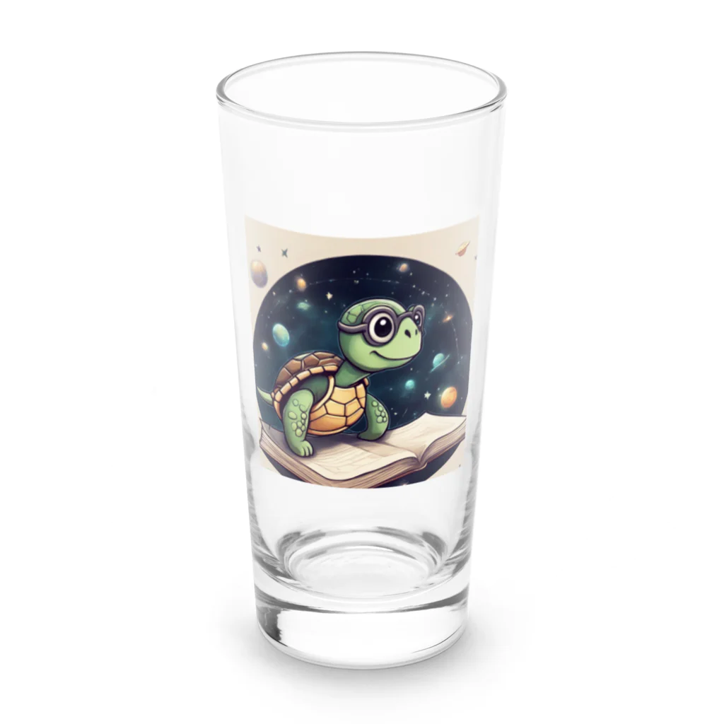 宇宙屋さんの宇宙勉強かめ Long Sized Water Glass :front