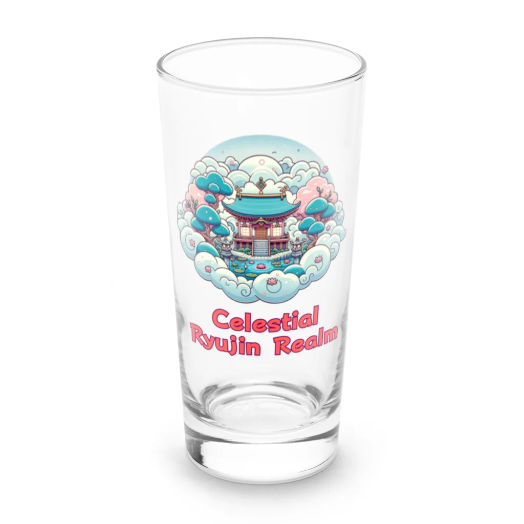 大江戸花火祭りのCelestial Ryujin Realm～天上の龍神社3～4 Long Sized Water Glass :front