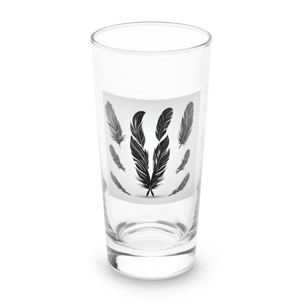 michael−skショップのfeathers of hope Long Sized Water Glass :front