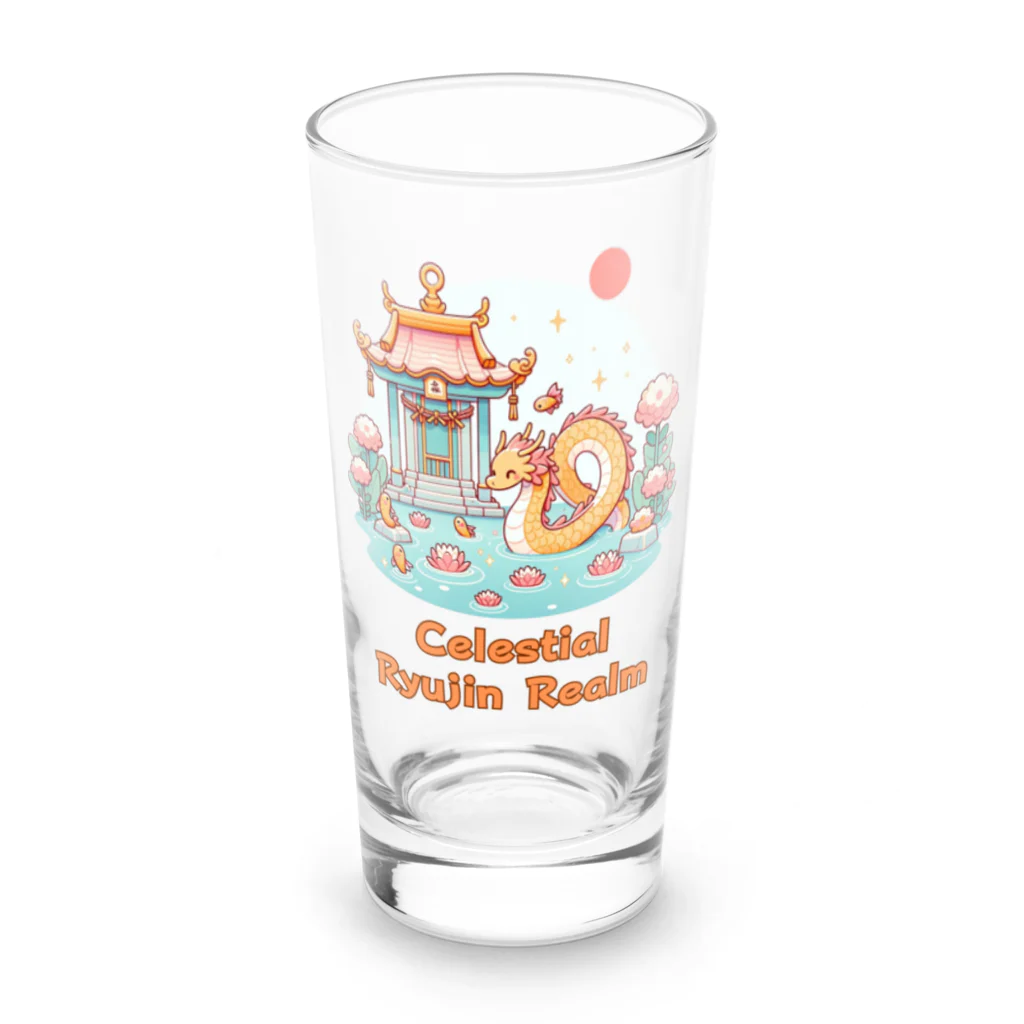 大江戸花火祭りのCelestial Ryujin Realm～天上の龍神領域5 Long Sized Water Glass :front