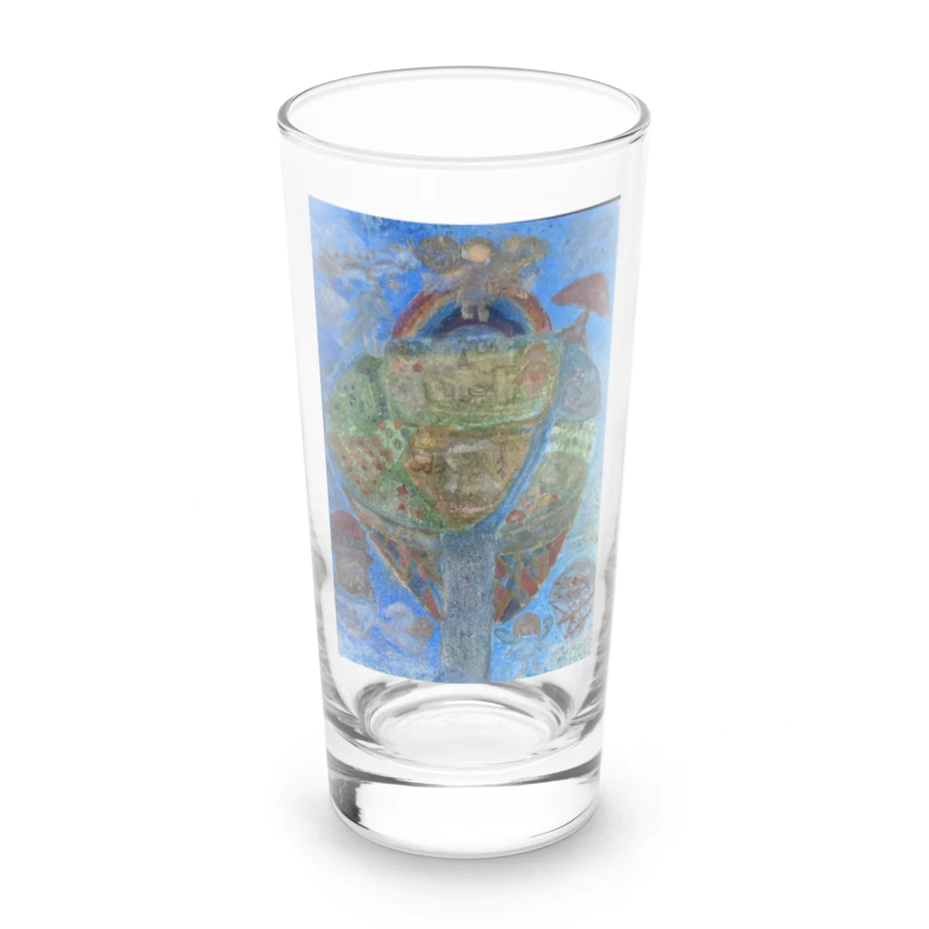 幻想世界のユートピアのひととき Long Sized Water Glass :front