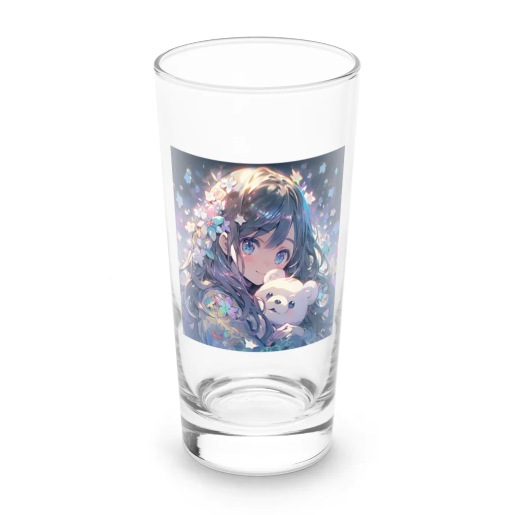 rin_cocoのかわいい！クマ抱っこ♪ Long Sized Water Glass :front