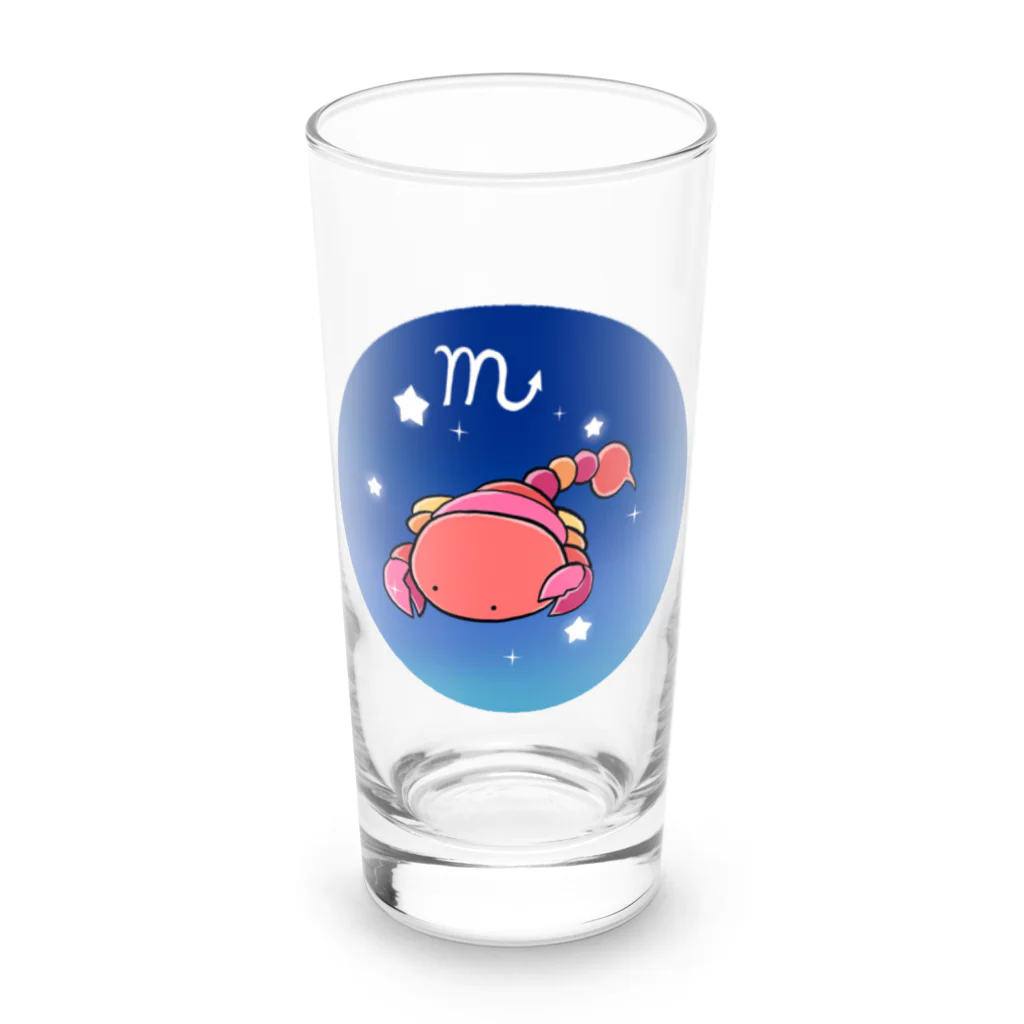 もふもふ堂の蠍座 Long Sized Water Glass :front