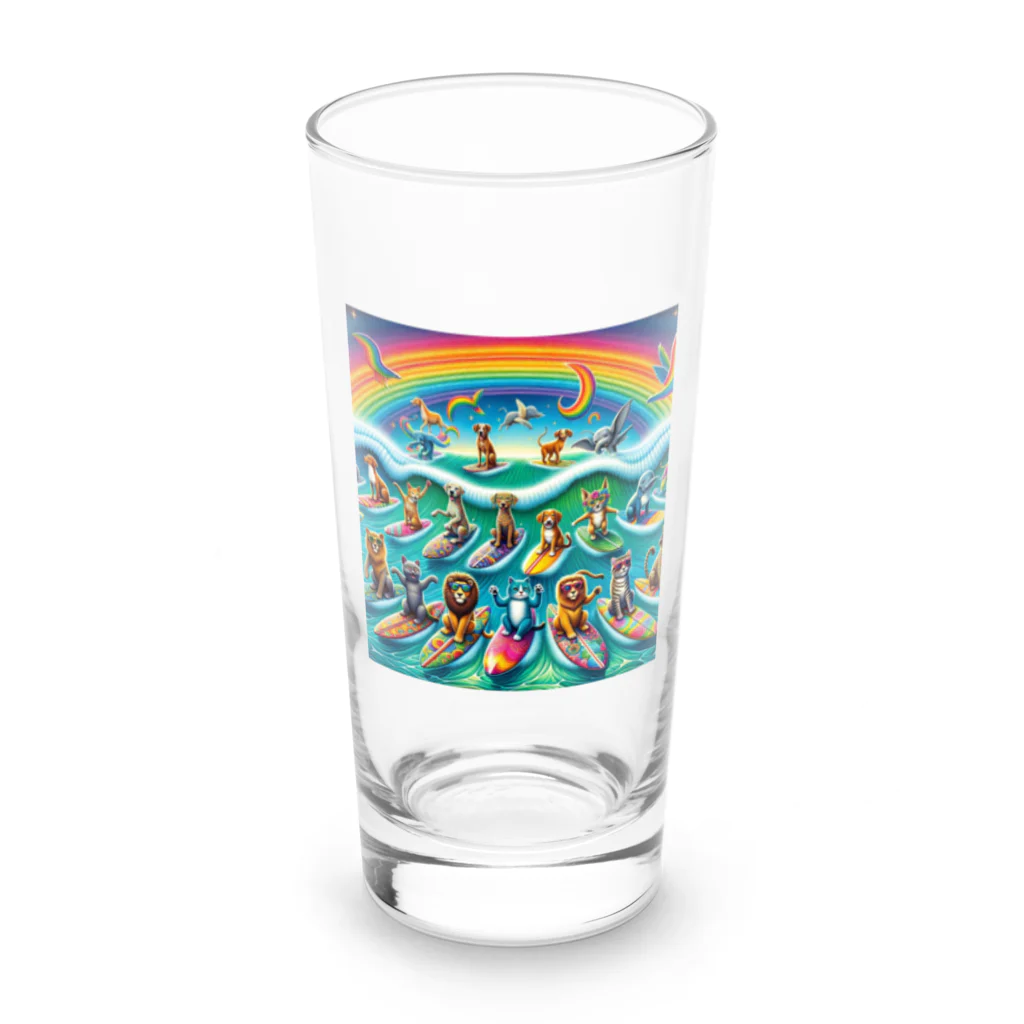 assorted goodsの賑やかサーフィン🏝️ Long Sized Water Glass :front