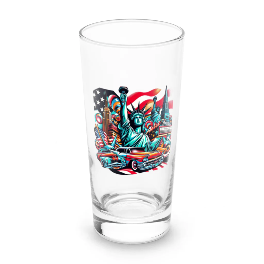 Sunlit HorizonのThe アメリカン・ドリーム Long Sized Water Glass :front