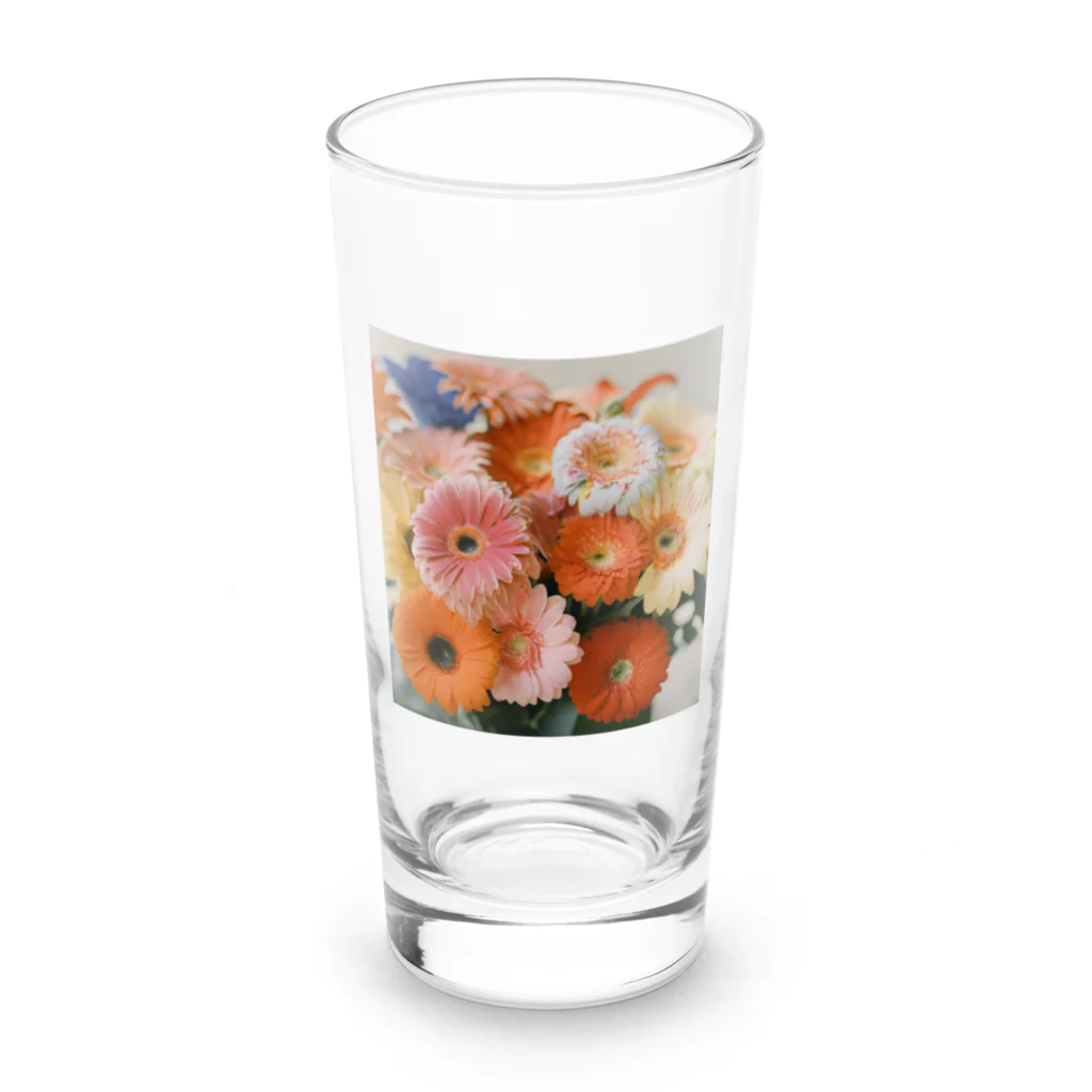 decnaの色鮮やかなガーベラのアイテム Long Sized Water Glass :front