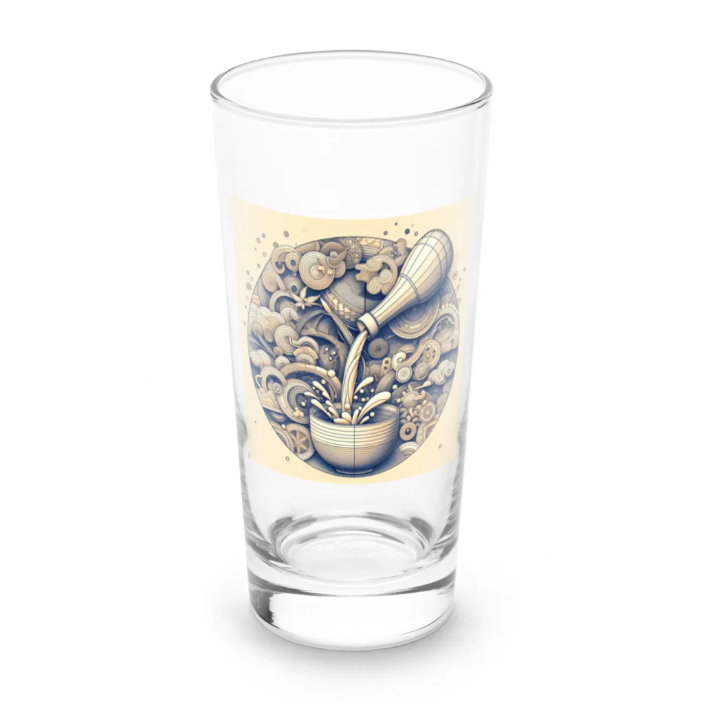 ろっくおんの徳利とお猪口 Long Sized Water Glass :front